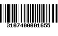 Código de Barras 3107400001655