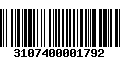 Código de Barras 3107400001792