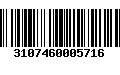 Código de Barras 3107460005716