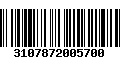 Código de Barras 3107872005700