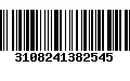 Código de Barras 3108241382545