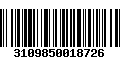 Código de Barras 3109850018726