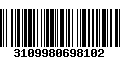 Código de Barras 3109980698102