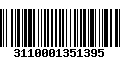 Código de Barras 3110001351395