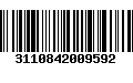 Código de Barras 3110842009592