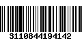 Código de Barras 3110844194142