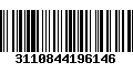 Código de Barras 3110844196146