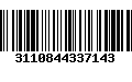 Código de Barras 3110844337143