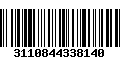 Código de Barras 3110844338140