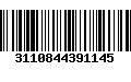 Código de Barras 3110844391145