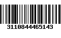 Código de Barras 3110844465143