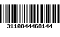 Código de Barras 3110844468144