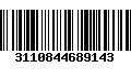 Código de Barras 3110844689143