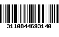 Código de Barras 3110844693140