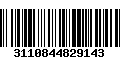 Código de Barras 3110844829143