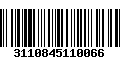 Código de Barras 3110845110066