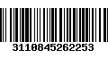 Código de Barras 3110845262253