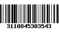 Código de Barras 3110845303543