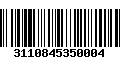 Código de Barras 3110845350004