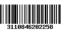 Código de Barras 3110846202258