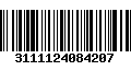 Código de Barras 3111124084207