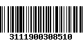 Código de Barras 3111900308510