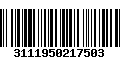 Código de Barras 3111950217503