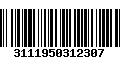 Código de Barras 3111950312307