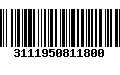 Código de Barras 3111950811800