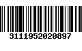 Código de Barras 3111952020897