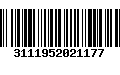 Código de Barras 3111952021177