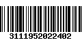 Código de Barras 3111952022402