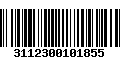 Código de Barras 3112300101855