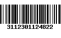 Código de Barras 3112301124822