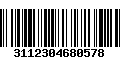 Código de Barras 3112304680578