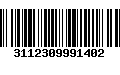 Código de Barras 3112309991402