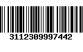 Código de Barras 3112309997442