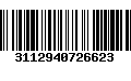 Código de Barras 3112940726623