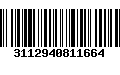 Código de Barras 3112940811664