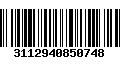 Código de Barras 3112940850748