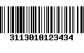 Código de Barras 3113010123434