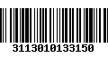 Código de Barras 3113010133150