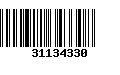 Código de Barras 31134330