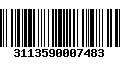 Código de Barras 3113590007483