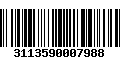 Código de Barras 3113590007988