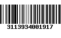 Código de Barras 3113934001917