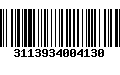 Código de Barras 3113934004130