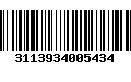 Código de Barras 3113934005434