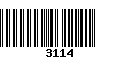 Código de Barras 3114