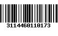 Código de Barras 3114460110173